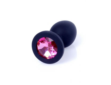 Biżuteria analna silikonowa MyLove Toys czarna mała 7 cm - 6