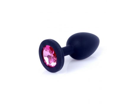 Biżuteria analna silikonowa MyLove Toys czarna mała 7 cm - 7