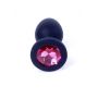 Biżuteria analna silikonowa MyLove Toys czarna mała 7 cm - 5