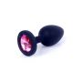 Biżuteria analna silikonowa MyLove Toys czarna mała 7 cm - 8