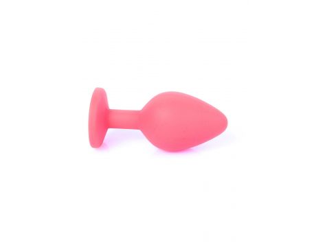 Silikonowa biżuteria analna MyLove Toys czerwona średnia 8 cm - 7
