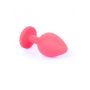 Silikonowa biżuteria analna MyLove Toys czerwona średnia 8 cm - 7