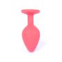 Silikonowa biżuteria analna MyLove Toys czerwona średnia 8 cm - 11