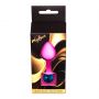 Korek analny silikonowy różowy z diamencikiem MyLove Toys 8 cm - 4