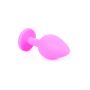 Korek analny silikonowy różowy z diamencikiem MyLove Toys 8 cm - 5