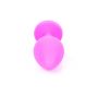 Korek analny silikonowy różowy z diamencikiem MyLove Toys 8 cm - 6