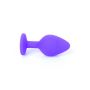 Silikonowy korek analny MyLove Toys fioletowy średni 8 cm - 6
