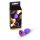 Silikonowy korek analny MyLove Toys fioletowy średni 8 cm
