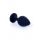 Korek analny silikonowy MyLove Toys czarny z diamentem średni 8 cm