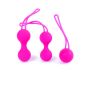 Kulki-Silicone Kegal Balls Set - Pink - 9