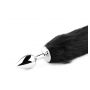 Korek analny z puszystym ogonem lisa HeavyFun czarny XL - 2
