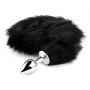Korek analny z puszystym ogonem lisa HeavyFun czarny XL - 3
