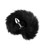 Korek analny z puszystym ogonem lisa HeavyFun czarny XL - 7