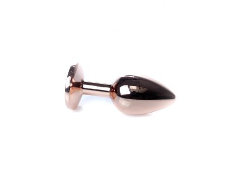 Biżuteria analna stalowa z diamentem MyLove Toys czerwona 7 cm - 8