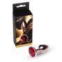 Biżuteria analna stalowa z diamentem MyLove Toys czerwona 7 cm - 4