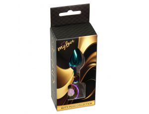 Korek analny ze stali nierdzewnej z diamencikiem MyLove Toys 7 cm