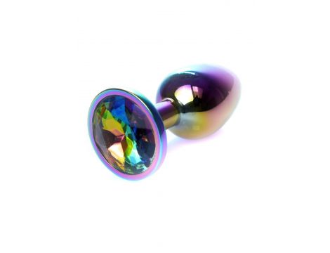 Korek analny ze stali nierdzewnej z diamencikiem MyLove Toys 7 cm - 9