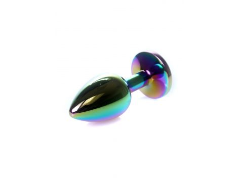 Korek analny ze stali nierdzewnej z diamencikiem MyLove Toys 7 cm - 4