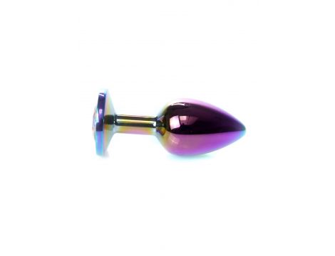Korek analny ze stali nierdzewnej z diamencikiem MyLove Toys 7 cm - 10