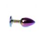 Korek analny ze stali nierdzewnej z diamencikiem MyLove Toys 7 cm - 11