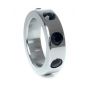 Pierścień-Metal Cock Ring with Black Diamonds Medium - 5