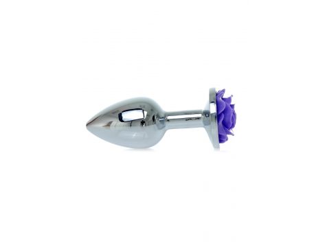 MyLove Toys - Jewellery Silver PLUG ROSE- Purple - 4