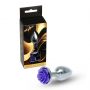 MyLove Toys - Jewellery Silver PLUG ROSE- Purple - 7