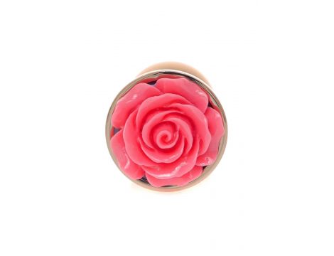 Korek analny z różą MyLove Toys różowy 7 cm - 4