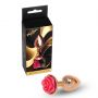 Korek analny z różą MyLove Toys różowy 7 cm - 3