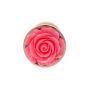 Korek analny z różą MyLove Toys różowy 7 cm - 5