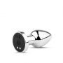 Metalowy korek analny wibrujący z pilotem B Series HeavyFun USB - 5