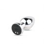 Wibrujący metalowy korek analny z pilotem USB M B Series HeavyFun - 7