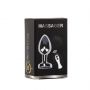 Wibrujący metalowy korek analny z pilotem USB M B Series HeavyFun - 6
