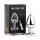Wibrujący metalowy korek analny z pilotem USB M B Series HeavyFun