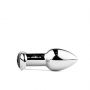 Metalowy wibrujący korek analny z pilotem B Series HeavyFun USB - 9