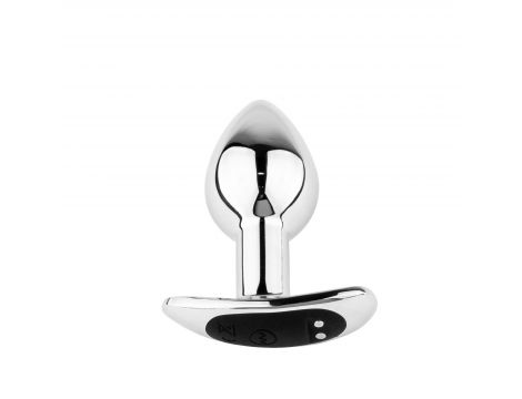 Korek analny metalowy wibrujący z pilotem USB B Series HeavyFun - 7