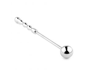 Stalowy korek analny z długim uchwytem HeavyFun 27,5 cm