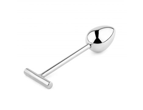 Korek analny stalowy nierdzewny HeavyFun z 5 końcówkami 16.5 cm - 2