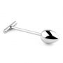 Korek analny stalowy nierdzewny HeavyFun z 5 końcówkami 16.5 cm - 6