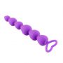 Kule analne silikonowe fioletowe HeavyFun z serduszkiem 17 cm - 4