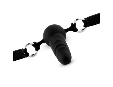 Knebel kulkowy penisowy silikonowy 3,8 cm regulowany HeavyFun - 5