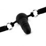 Knebel kulkowy penisowy silikonowy 3,8 cm regulowany HeavyFun - 6