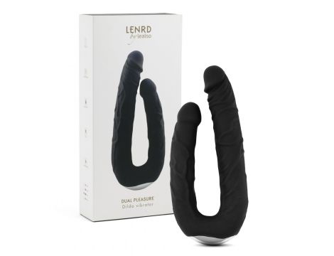 Wibrator podwójny silikonowy LENRD Dual Pleasure B Series USB - 2
