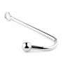 Stalowy hak analny HeavyFun z kulką 3,2 cm 24 cm - 3