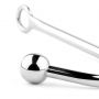 Stalowy hak analny HeavyFun z kulką 3,2 cm 24 cm - 4