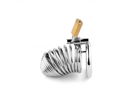 Stalowa spiralna klatka na penisa B Series HeavyFun 7,7 cm - 2