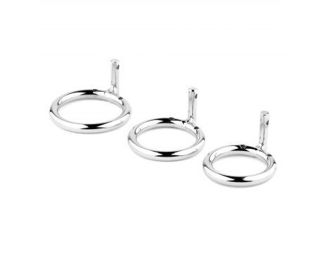 Stalowa spiralna klatka na penisa B Series HeavyFun 7,7 cm - 6