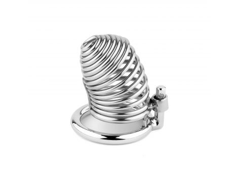 Stalowa spiralna klatka na penisa B Series HeavyFun 7,7 cm - 5