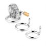 Stalowa spiralna klatka na penisa B Series HeavyFun 7,7 cm - 4