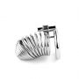 Stalowa spiralna klatka na penisa B Series HeavyFun 7,7 cm - 2